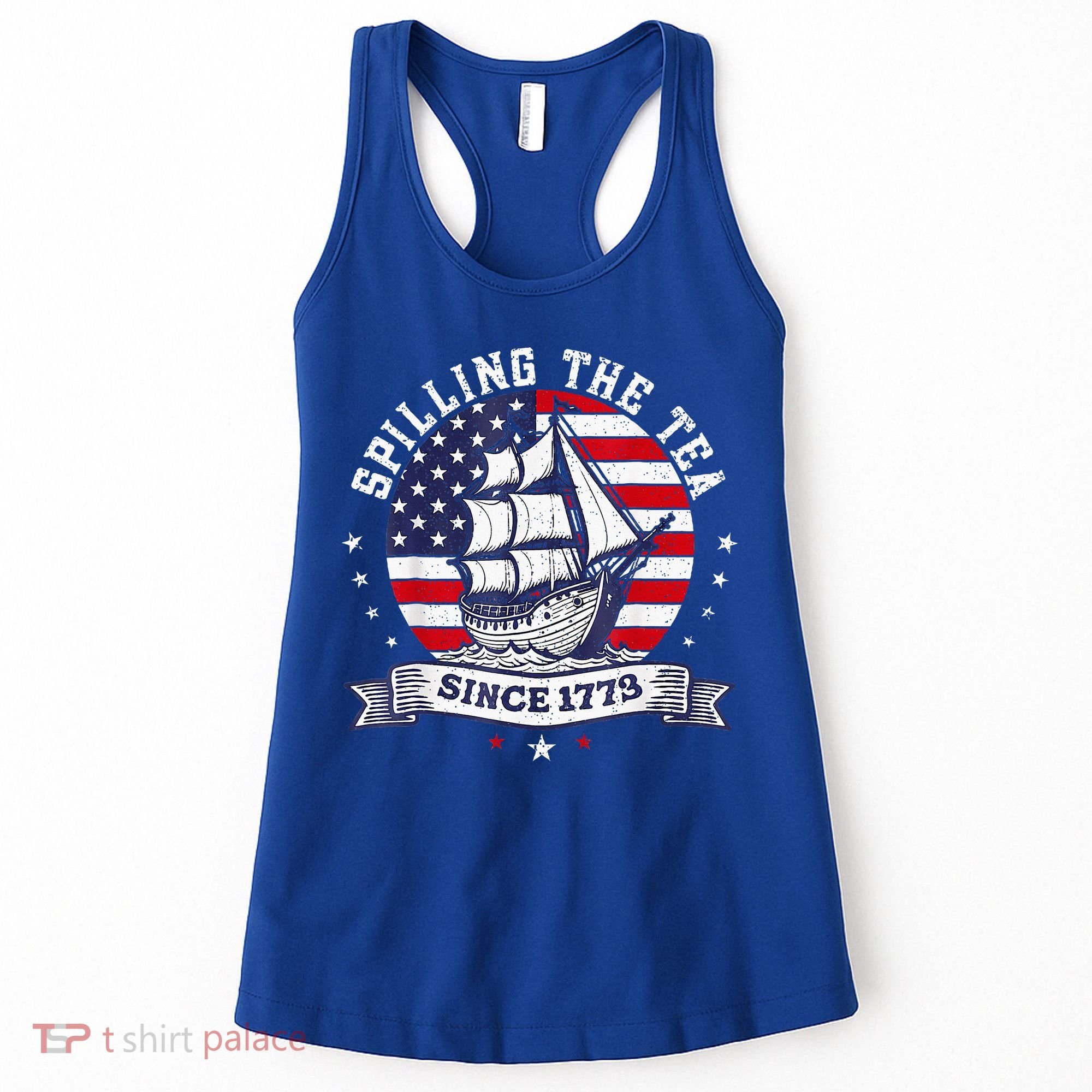 Spilling The Tea Since 1773 History Teacher Women's Tank Top