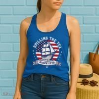 Spilling The Tea Since 1773 History Teacher Women's Tank Top thumb 2
