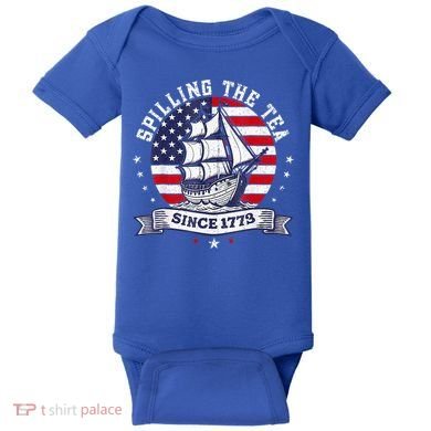 Spilling The Tea Since 1773 History Teacher Baby Bodysuit