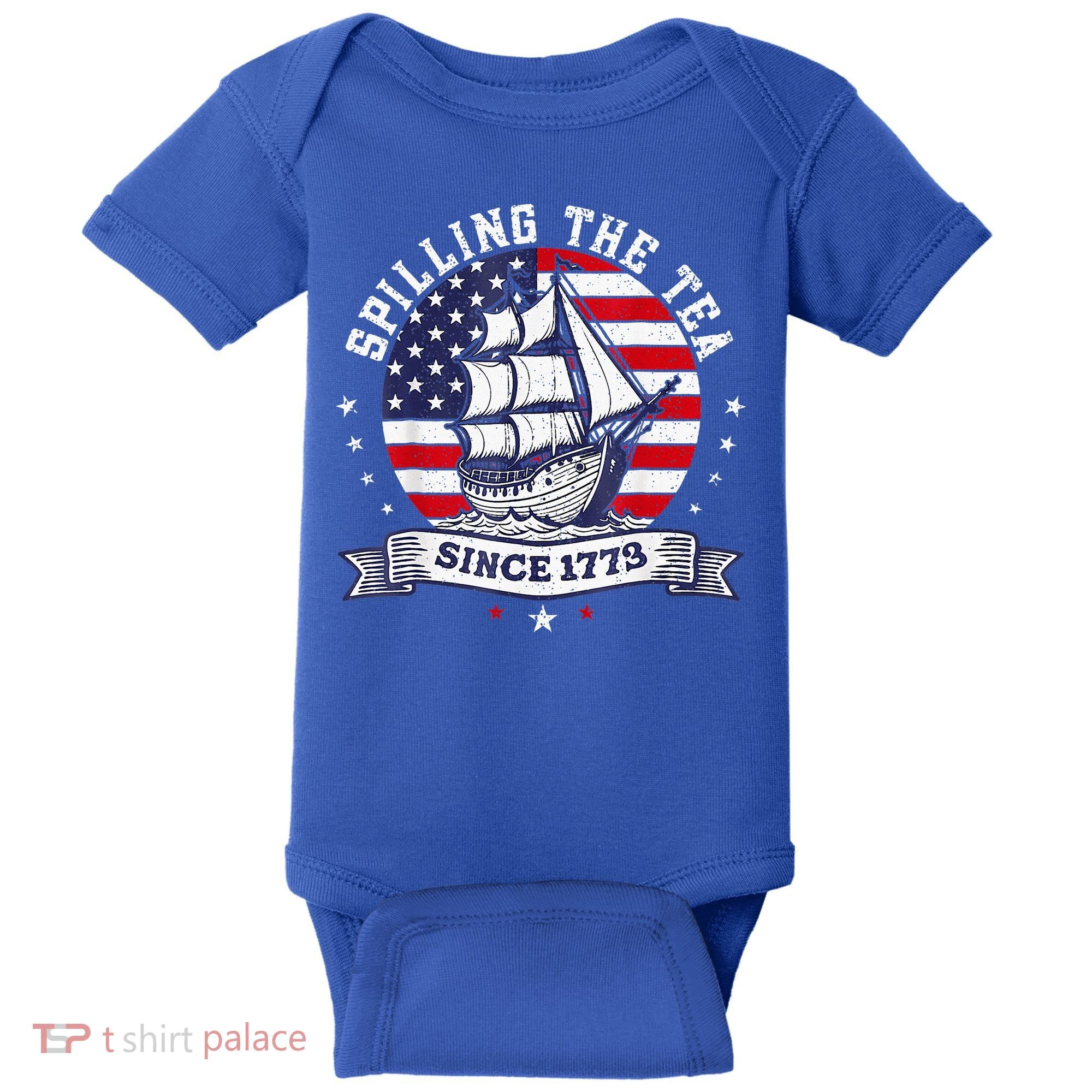 Spilling The Tea Since 1773 History Teacher Baby Bodysuit