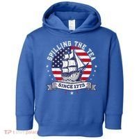 Spilling The Tea Since 1773 History Teacher Toddler Hoodie thumb 0