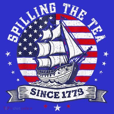 Spilling The Tea Since 1773 History Teacher Tall Hoodie