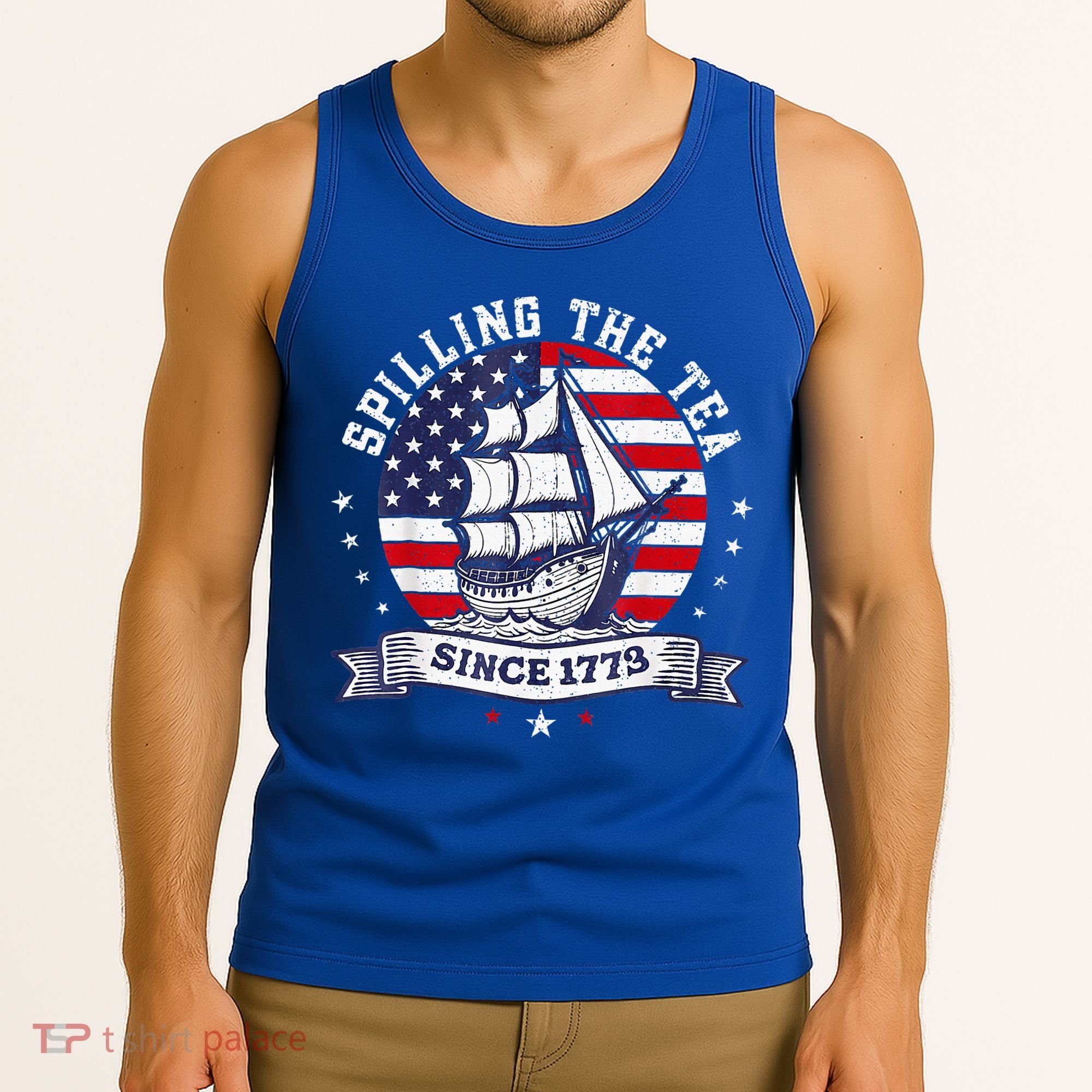 Spilling The Tea Since 1773 History Teacher Tank Top