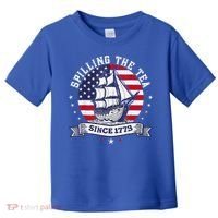Spilling The Tea Since 1773 History Teacher Toddler T-Shirt thumb 0