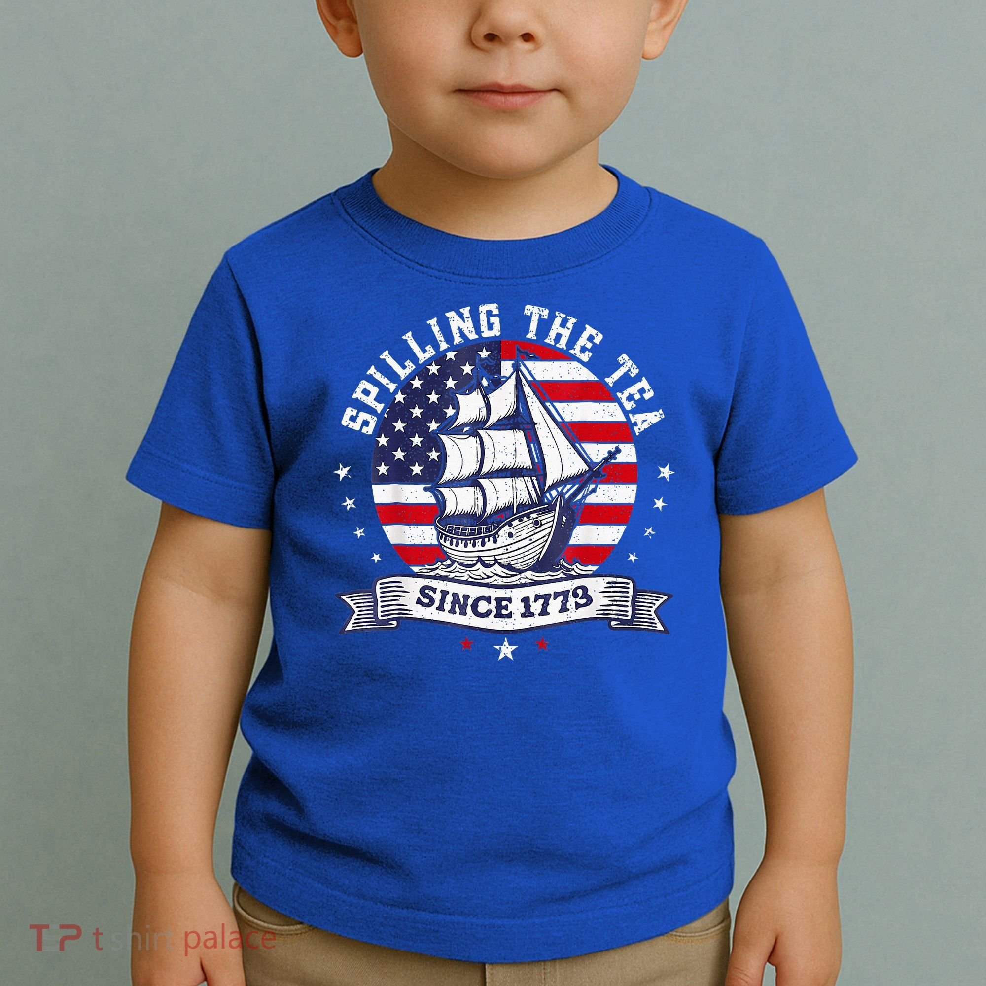 Spilling The Tea Since 1773 History Teacher Toddler T-Shirt