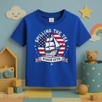 Spilling The Tea Since 1773 History Teacher Toddler T-Shirt thumb 3
