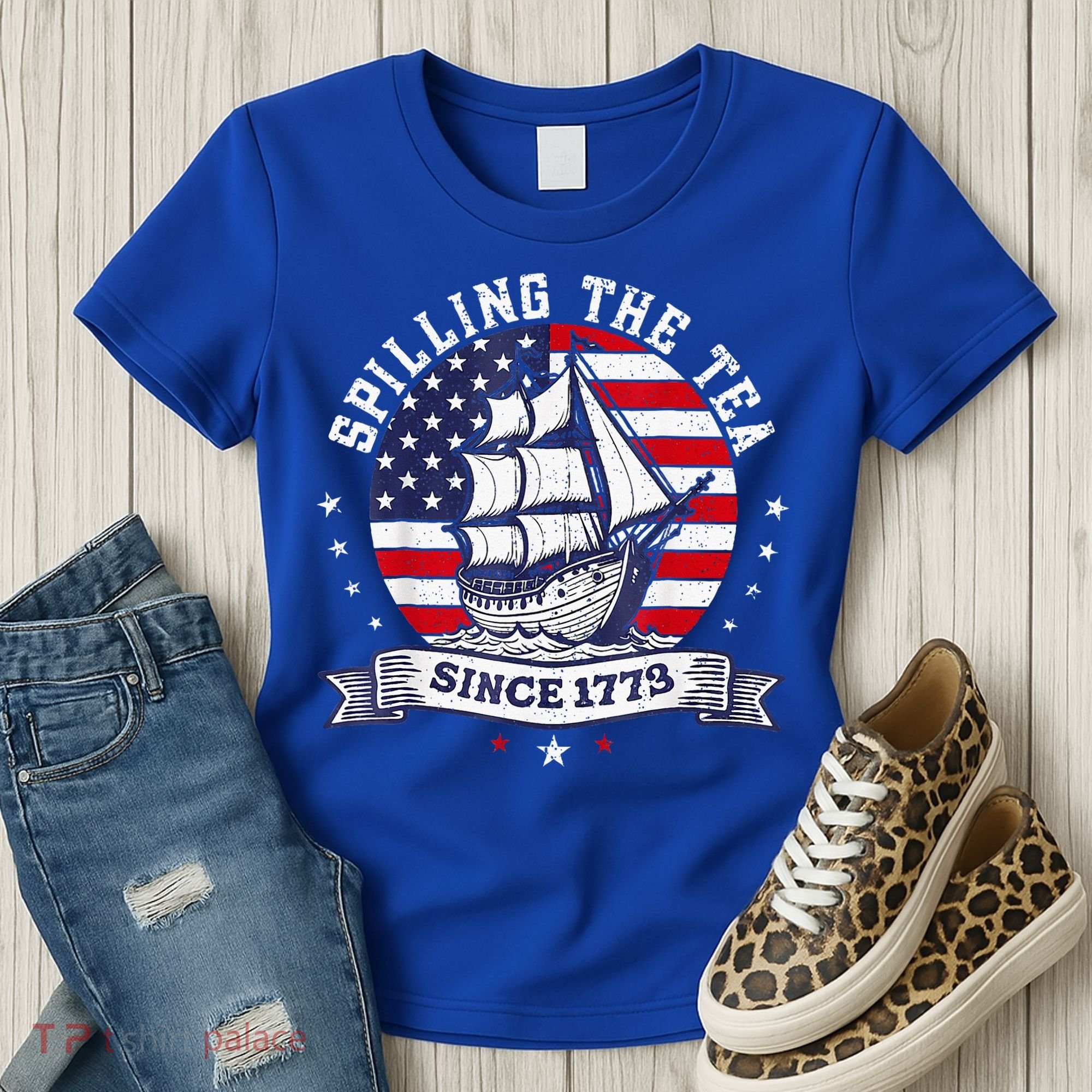 Spilling The Tea Since 1773 History Teacher Women's T-Shirt