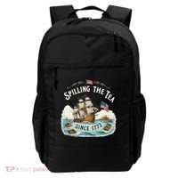 Spilling The Tea Since 1773 4th Of July Backpack thumb 0