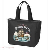 Spilling The Tea Since 1773 4th Of July Tote Bag thumb 3