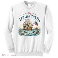 Spilling The Tea Since 1773 4th Of July Sweatshirt thumb 0