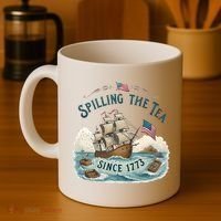 Spilling The Tea Since 1773 4th Of July Coffee Mug thumb 4