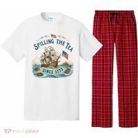 Spilling The Tea Since 1773 4th Of July Pajama Set thumb 0