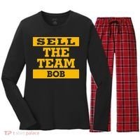Sell The Team Bob Women's Long Sleeve Flannel Pajama Set  thumb 0