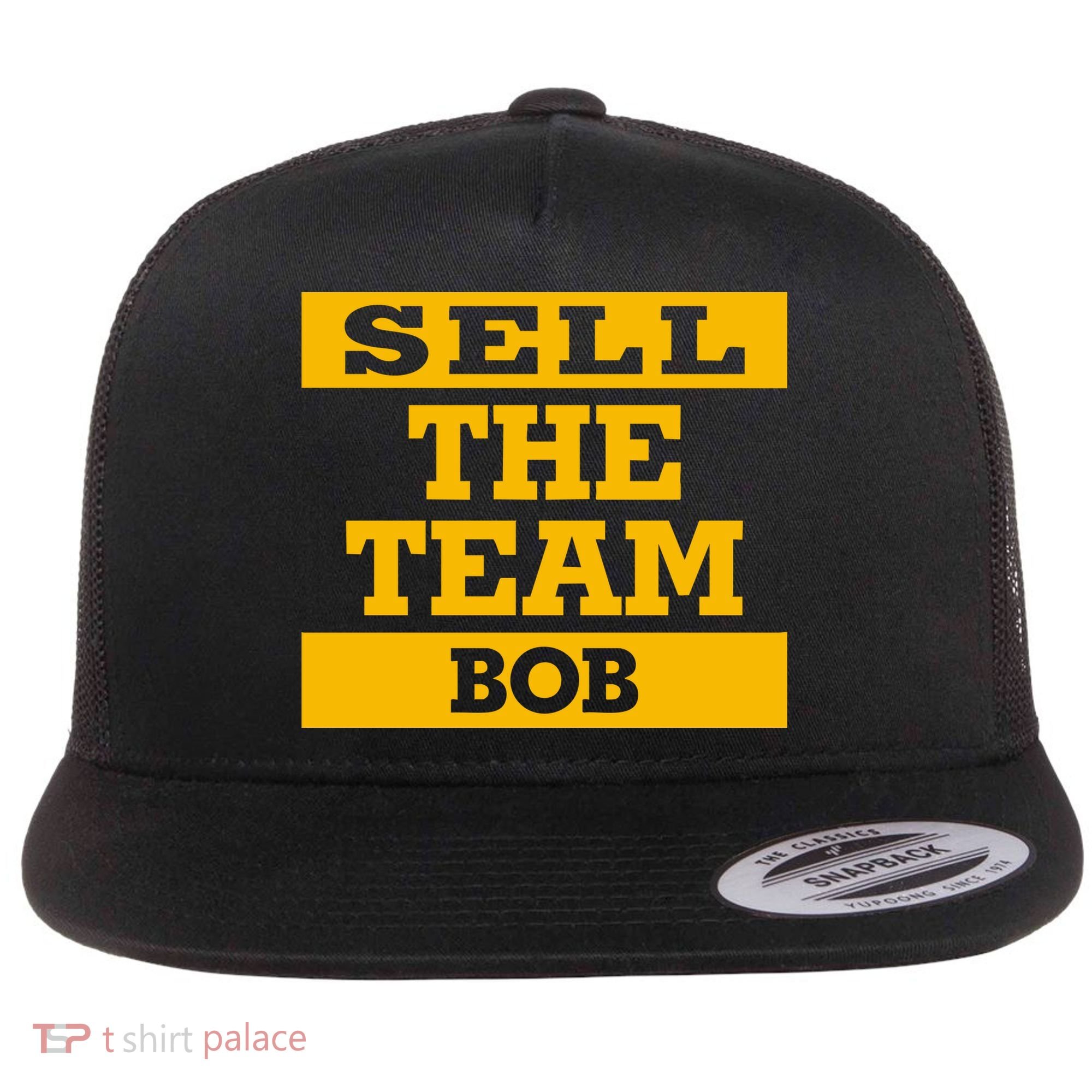 Sell The Team Bob Flat Bill Trucker Hat