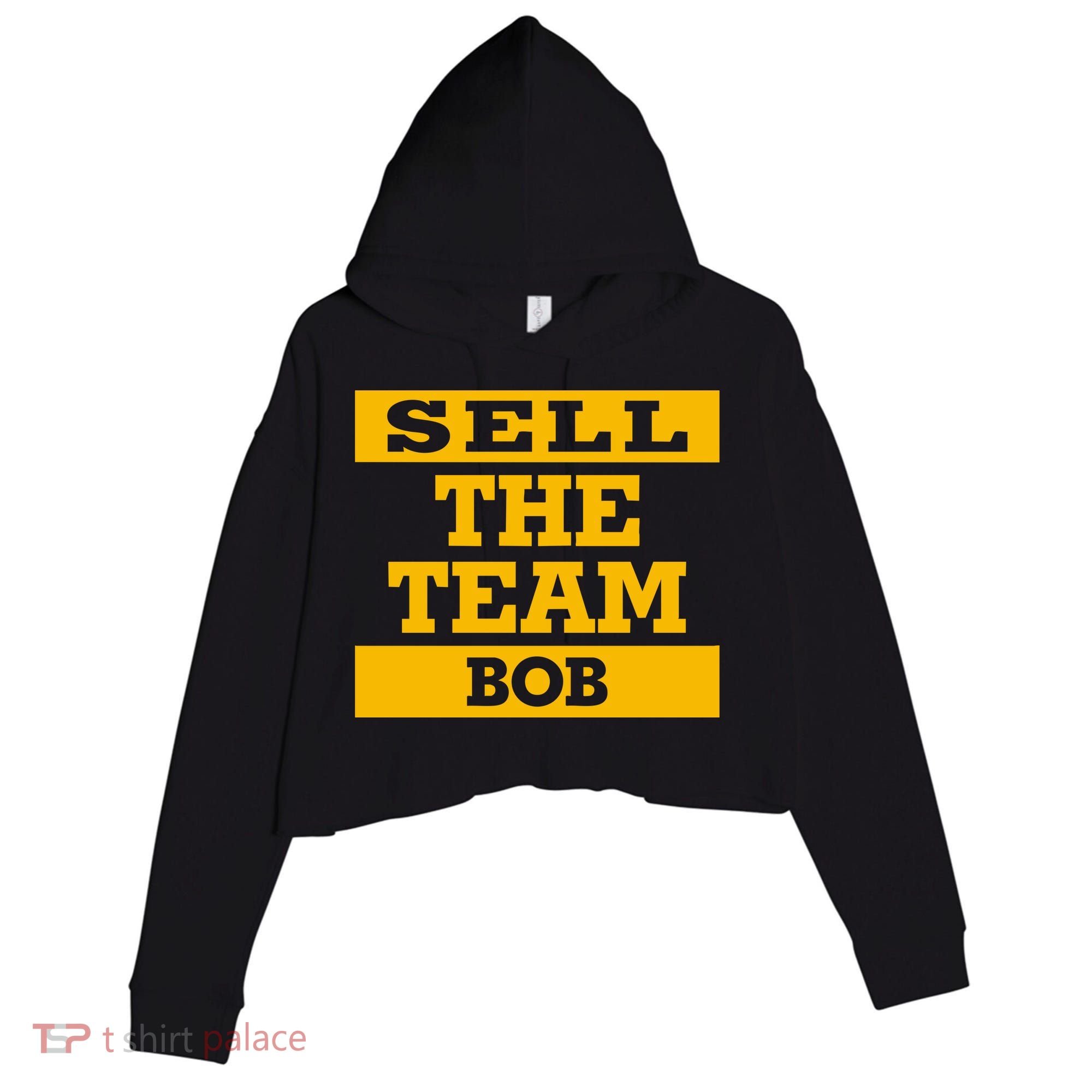 Sell The Team Bob Crop Fleece Hoodie