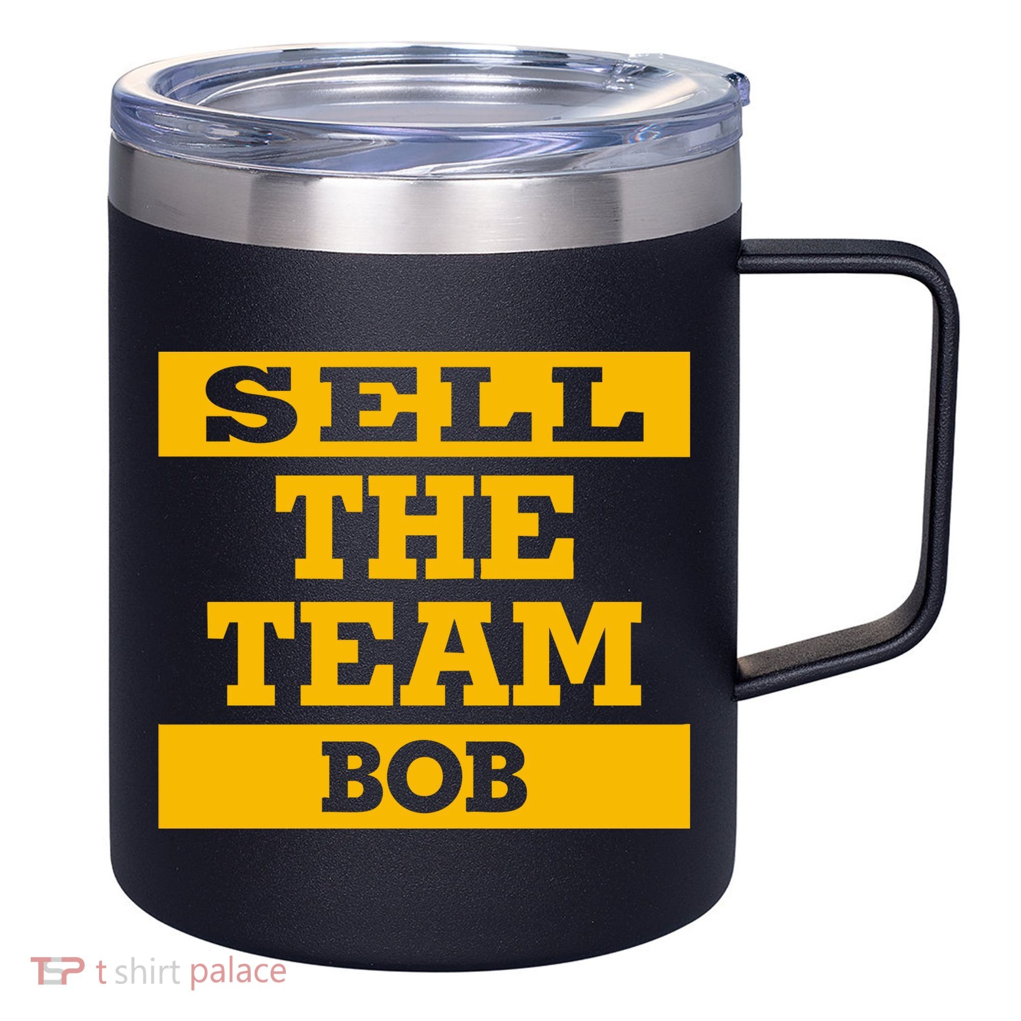 Sell The Team Bob 12oz Stainless Steel Coffee Mug