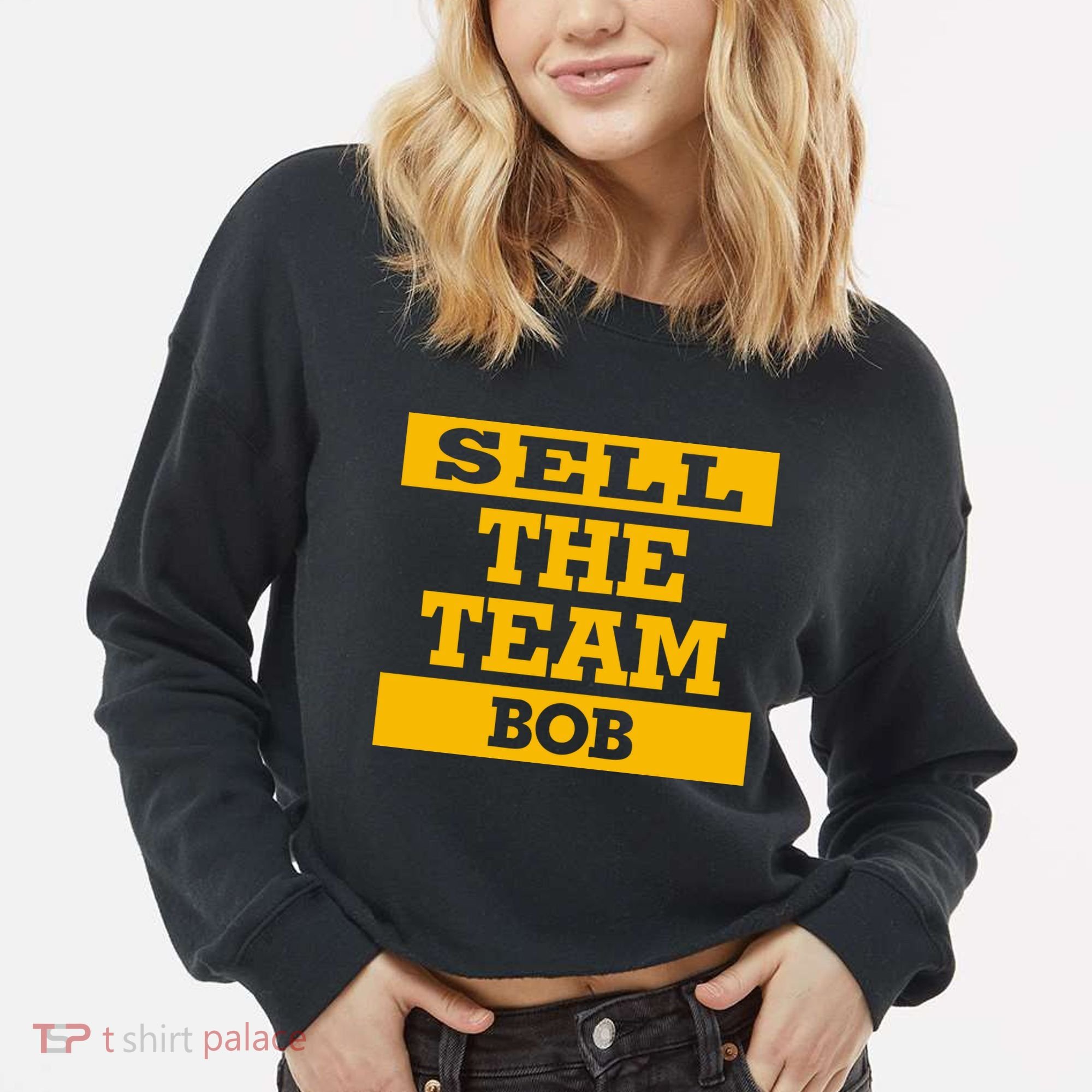 Sell The Team Bob Cropped Pullover Crew