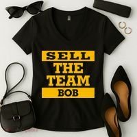 Sell The Team Bob Women's V-Neck T-Shirt thumb 2