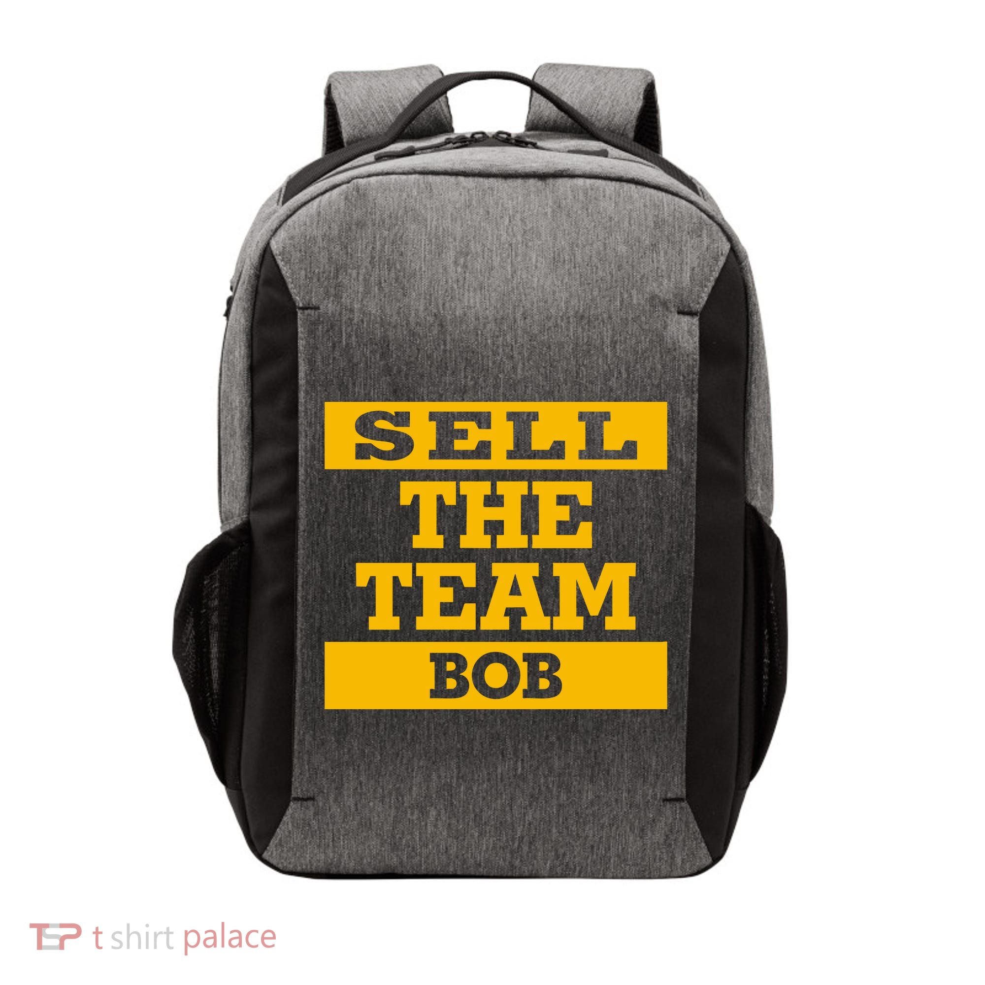 Sell The Team Bob Vector Backpack