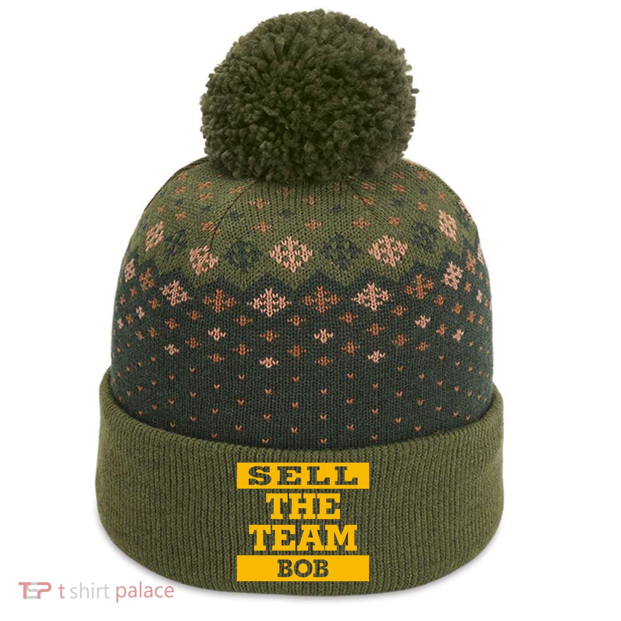 Sell The Team Bob The Baniff Cuffed Pom Beanie