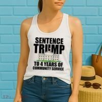 Sentence Trump To 4 Years Of Community Service Women's Tank Top thumb 2