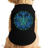 Sea Turtle Tribal Hawaiian Hawaii Turtles Lover Gift Doggie Tank thumb 0