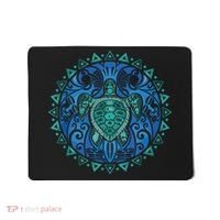 Sea Turtle Tribal Hawaiian Hawaii Turtles Lover Gift Mousepad thumb 0
