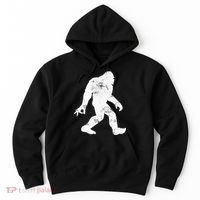 Squatching Through The Snow - Bigfoot Christmas Sasquatch Hoodie thumb 0