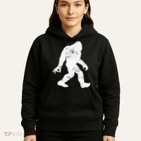 Squatching Through The Snow - Bigfoot Christmas Sasquatch Hoodie thumb 5