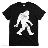 Squatching Through The Snow - Bigfoot Christmas Sasquatch T-Shirt thumb 0