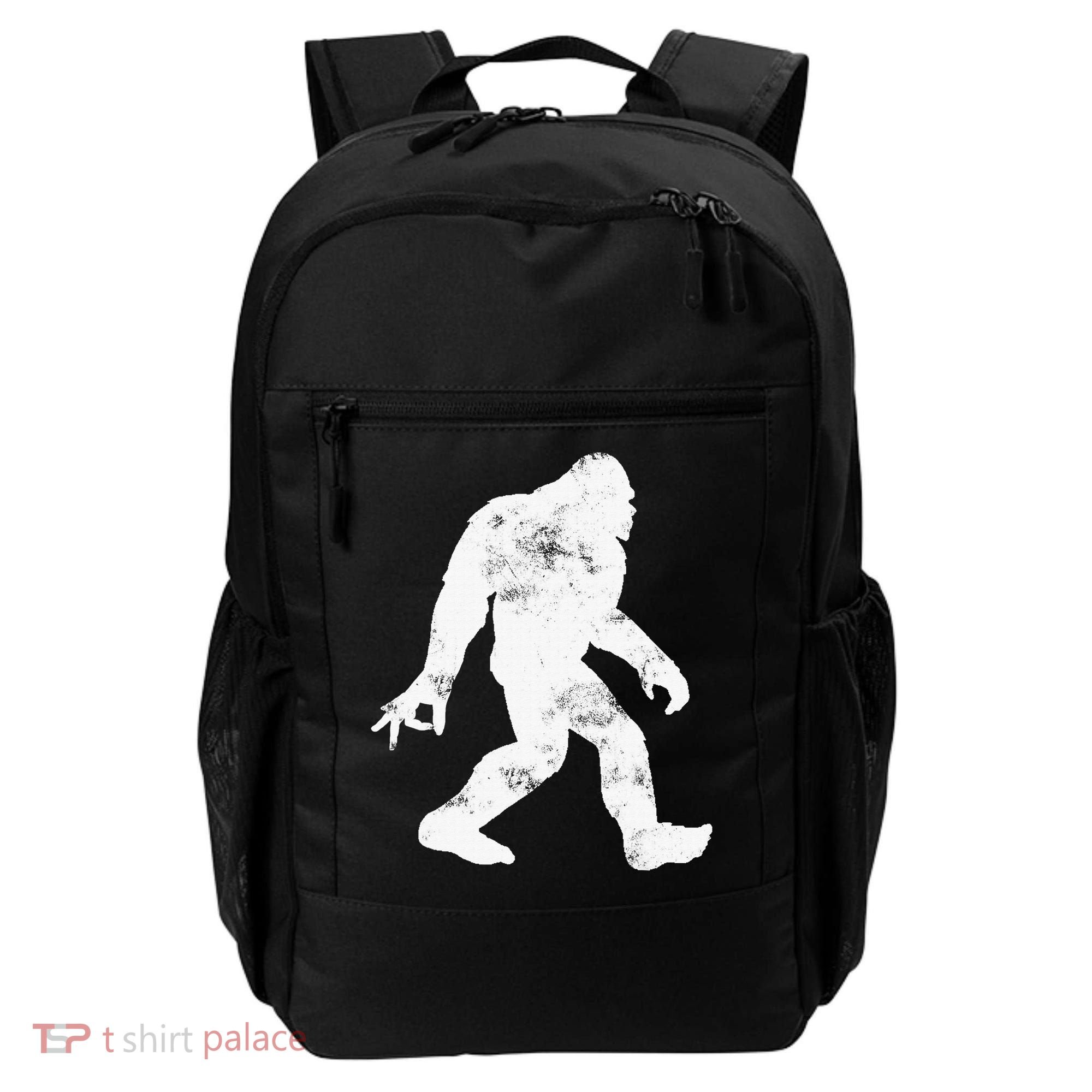 Squatching Through The Snow - Bigfoot Christmas Sasquatch Backpack