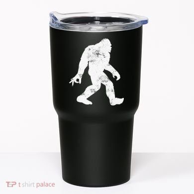 Squatching Through The Snow - Bigfoot Christmas Sasquatch Tumbler
