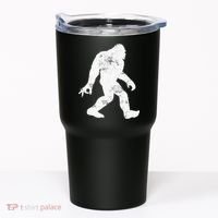 Squatching Through The Snow - Bigfoot Christmas Sasquatch Tumbler thumb 0