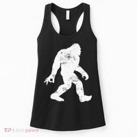 Squatching Through The Snow - Bigfoot Christmas Sasquatch Women's Tank Top thumb 0
