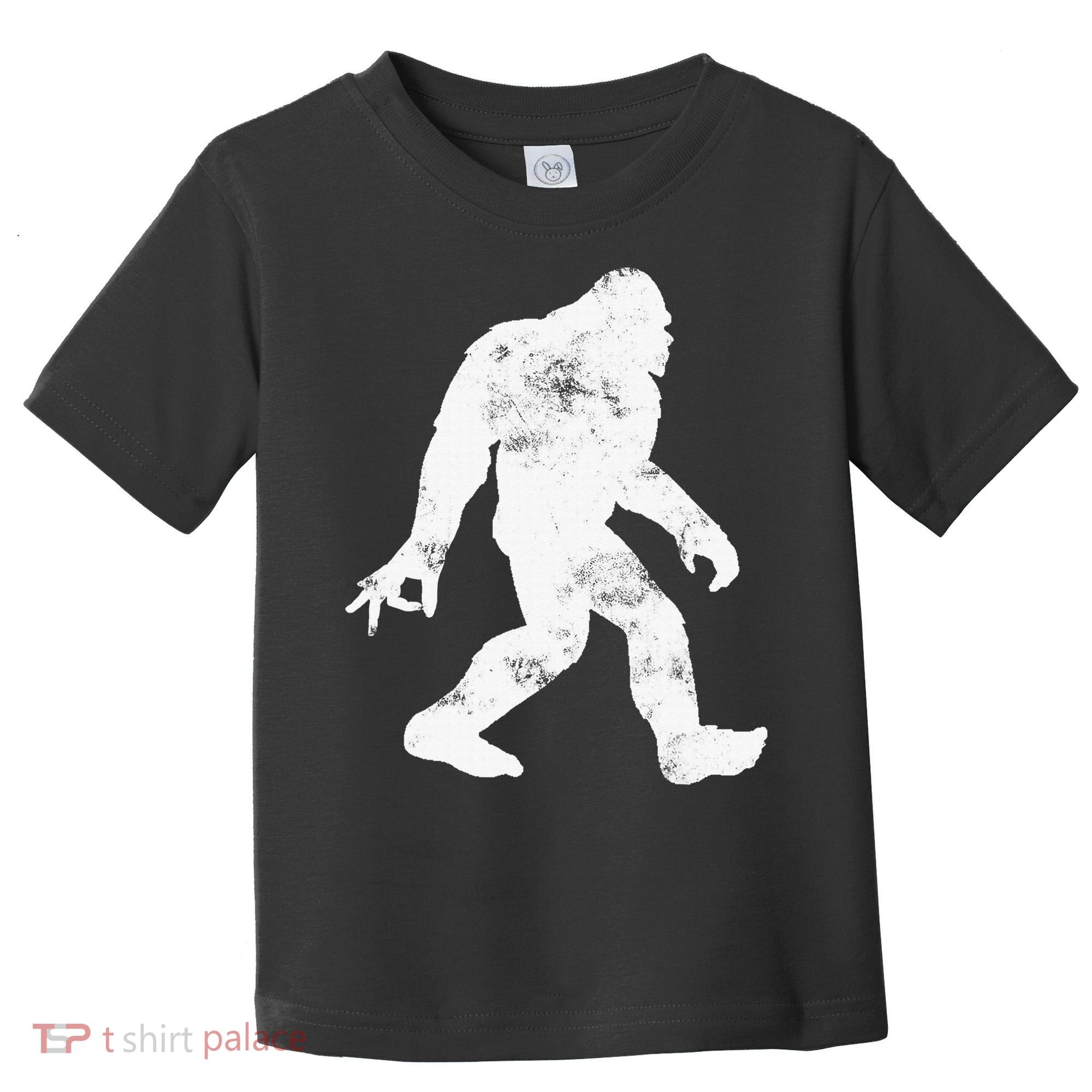 Squatching Through The Snow - Bigfoot Christmas Sasquatch Toddler T-Shirt