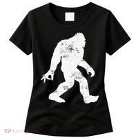 Squatching Through The Snow - Bigfoot Christmas Sasquatch Women's T-Shirt thumb 0