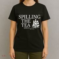 Spilling The Tea Since 1773 T-Shirt thumb 4