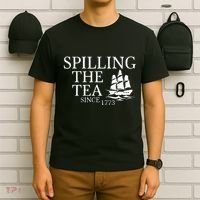 Spilling The Tea Since 1773 T-Shirt thumb 6