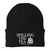 Spilling The Tea Since 1773 Beanie thumb 0