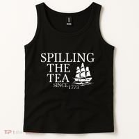 Spilling The Tea Since 1773 Tank Top thumb 2