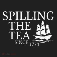 Spilling The Tea Since 1773 Golf Towel thumb 3