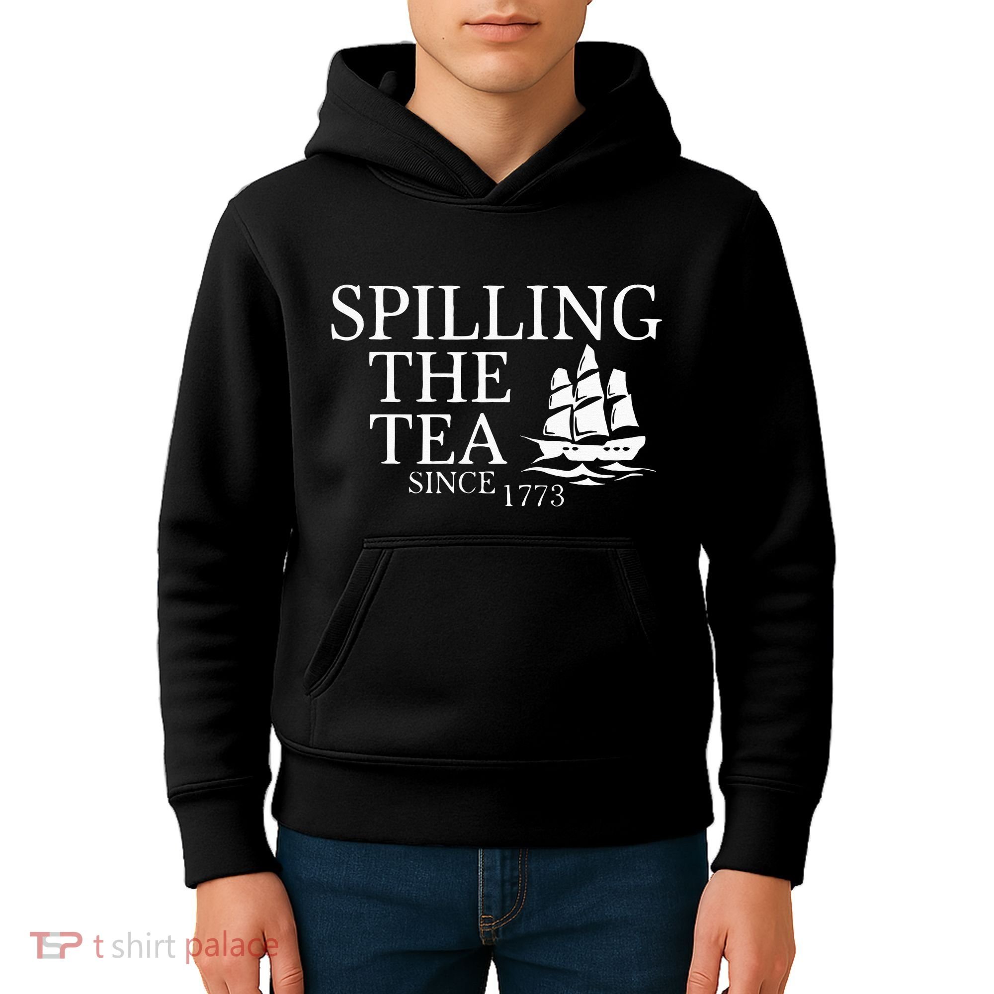 Spilling The Tea Since 1773 Kids Hoodie