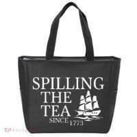 Spilling The Tea Since 1773 Tote Bag thumb 0