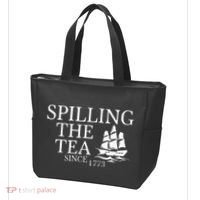 Spilling The Tea Since 1773 Tote Bag thumb 3