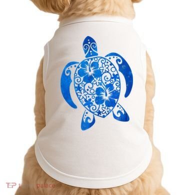 Summer Tropical Turtle Doggie Tank