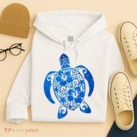 Summer Tropical Turtle Hoodie thumb 4