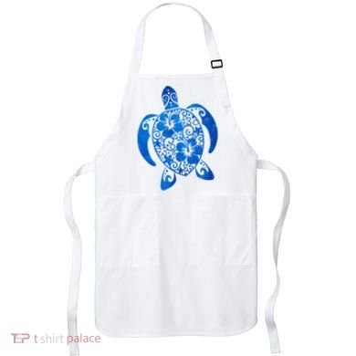 Summer Tropical Turtle Apron