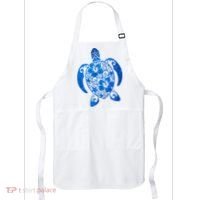 Summer Tropical Turtle Apron thumb 0