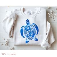 Summer Tropical Turtle Sweatshirt thumb 2