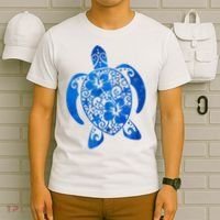 Summer Tropical Turtle T-Shirt thumb 6